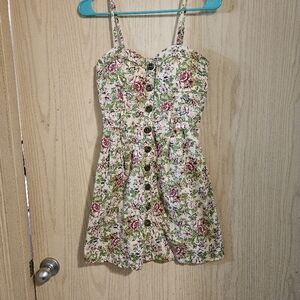 Floral Button-Down Dress